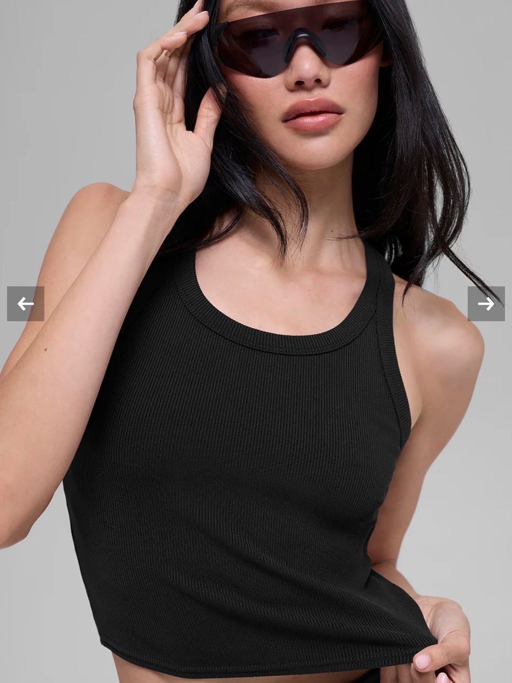Alo Goddess Ribbed Go-To Tank